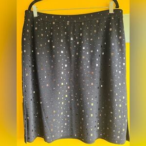 St. John Knit Black Women's Skirt size 14